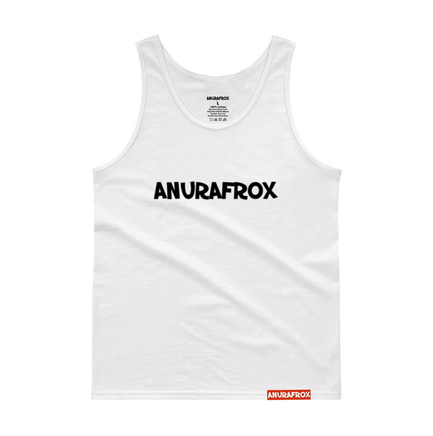 Basic Logo Tank Top - White/Black image 0