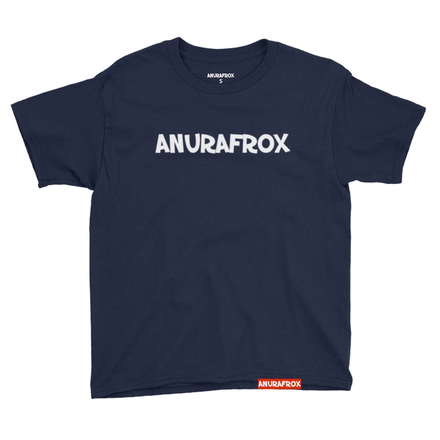 Kids Basic Logo T-shirt - Navy/White image 0