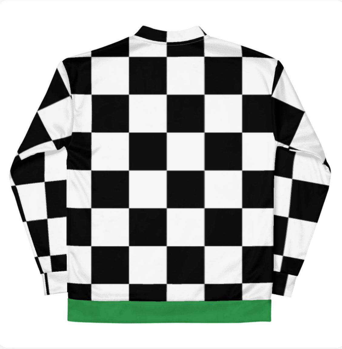 Checkerboard Bomber Jacket