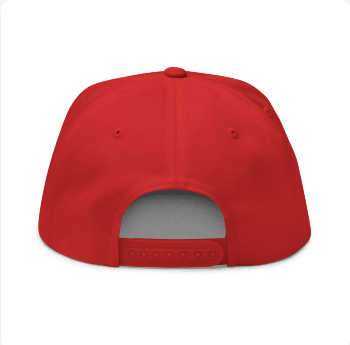 3D Logo Snapback - Red/White