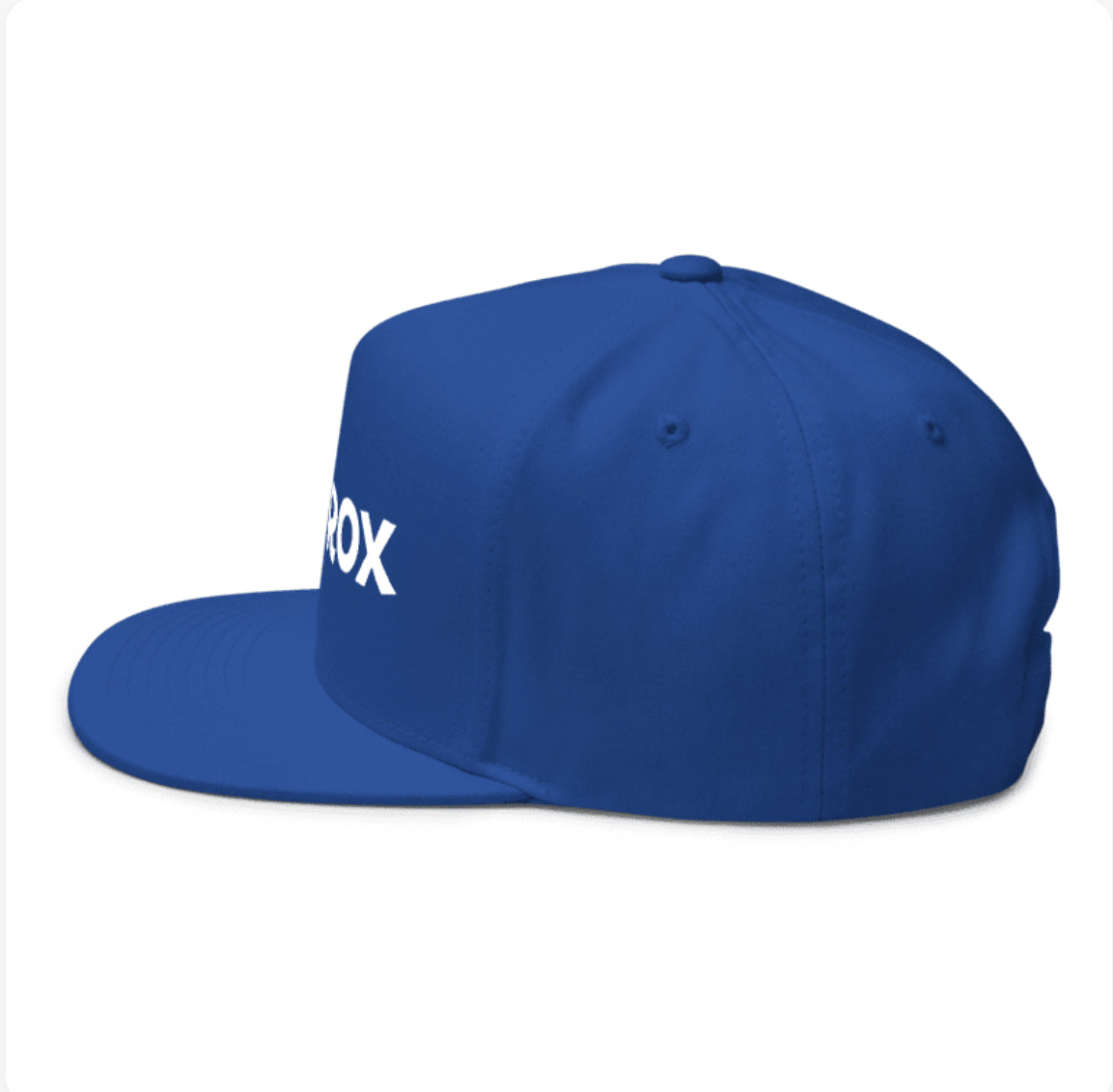 3D Logo Snapback - Royal/White