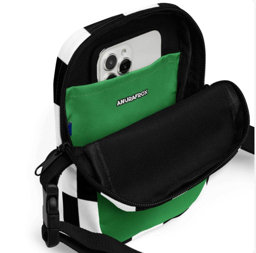 Crossbody bag - Black/White