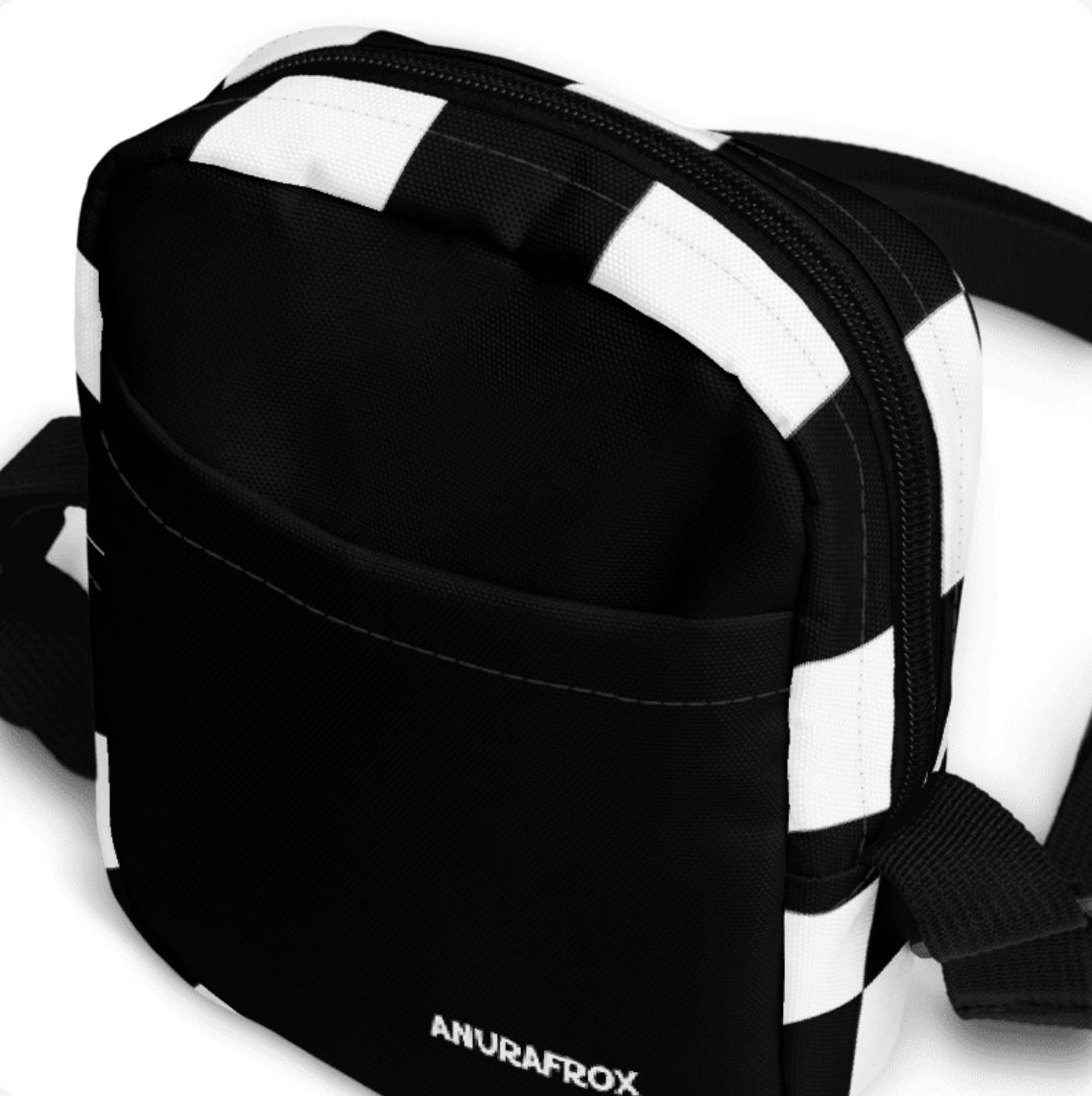 Crossbody bag - Black/White