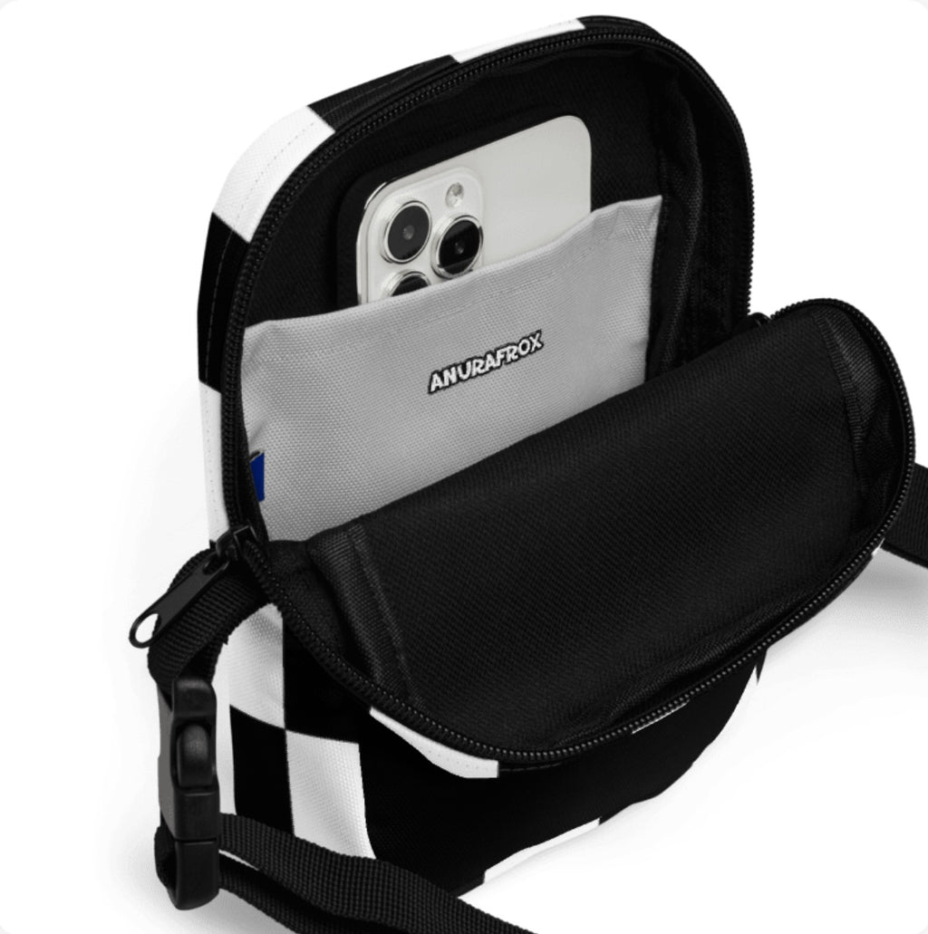 Crossbody bag - Black/White