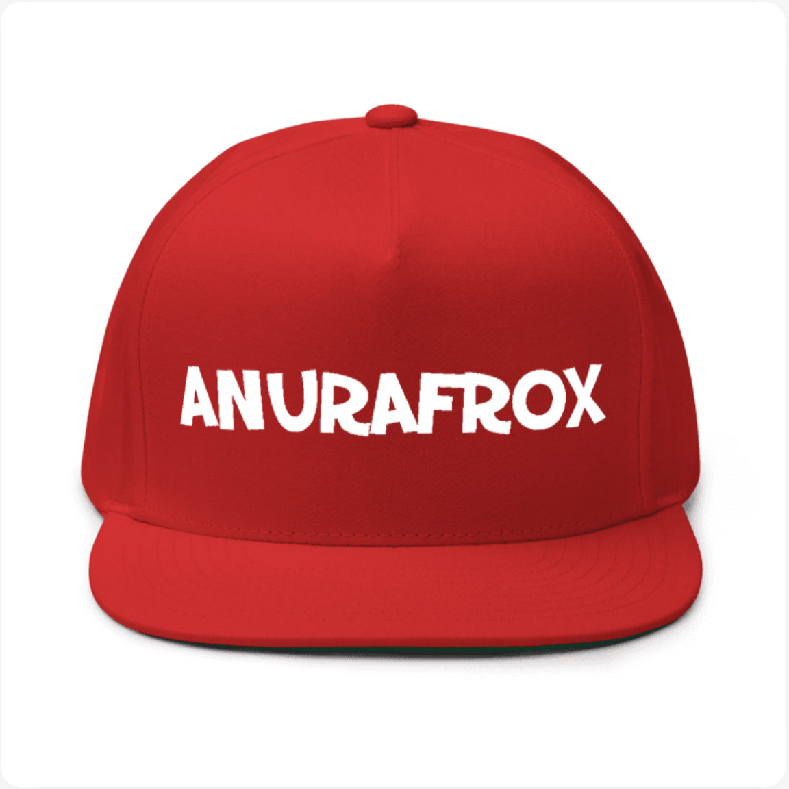 3D Logo Snapback - Red/White