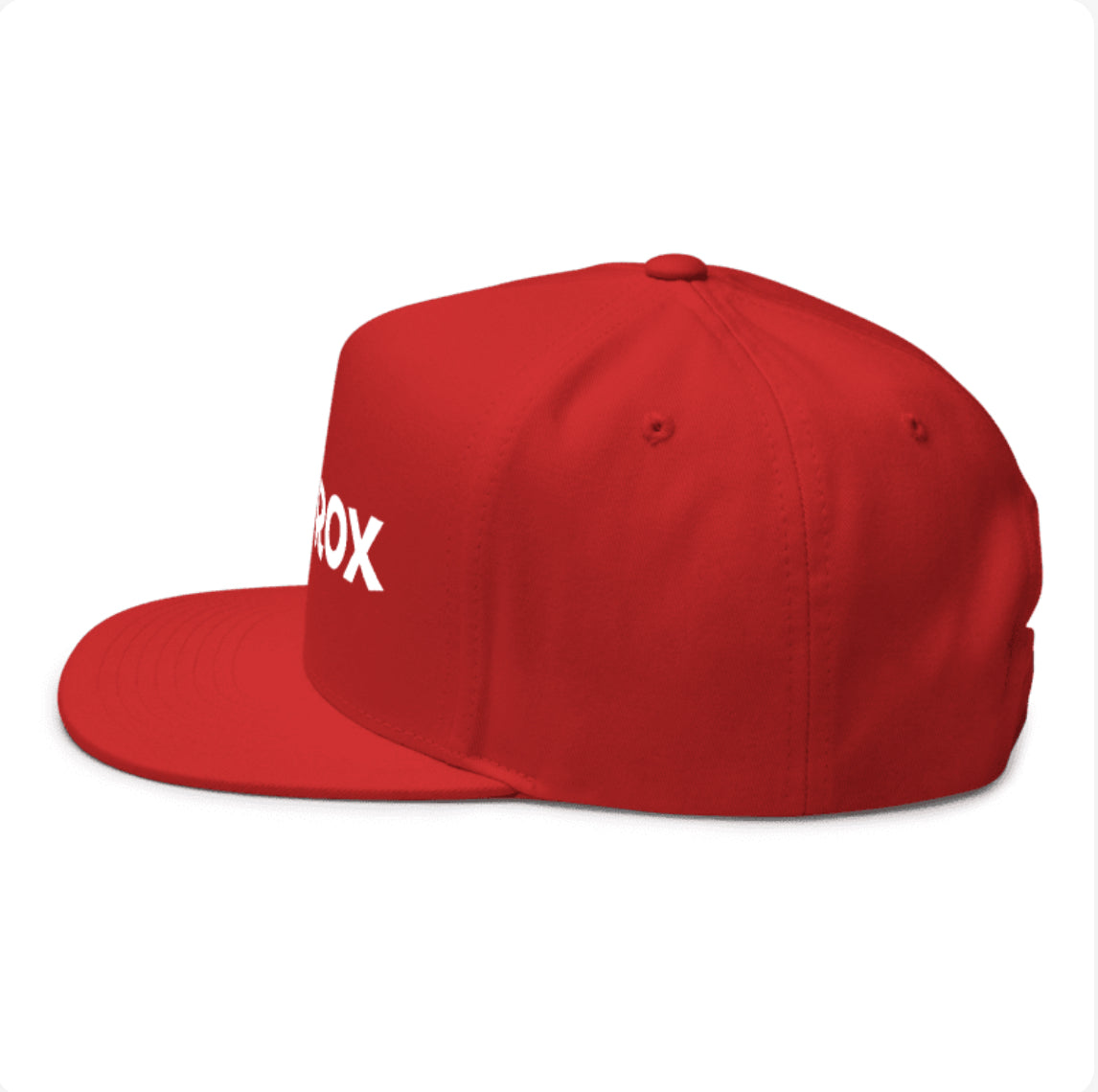 3D Logo Snapback - Red/White