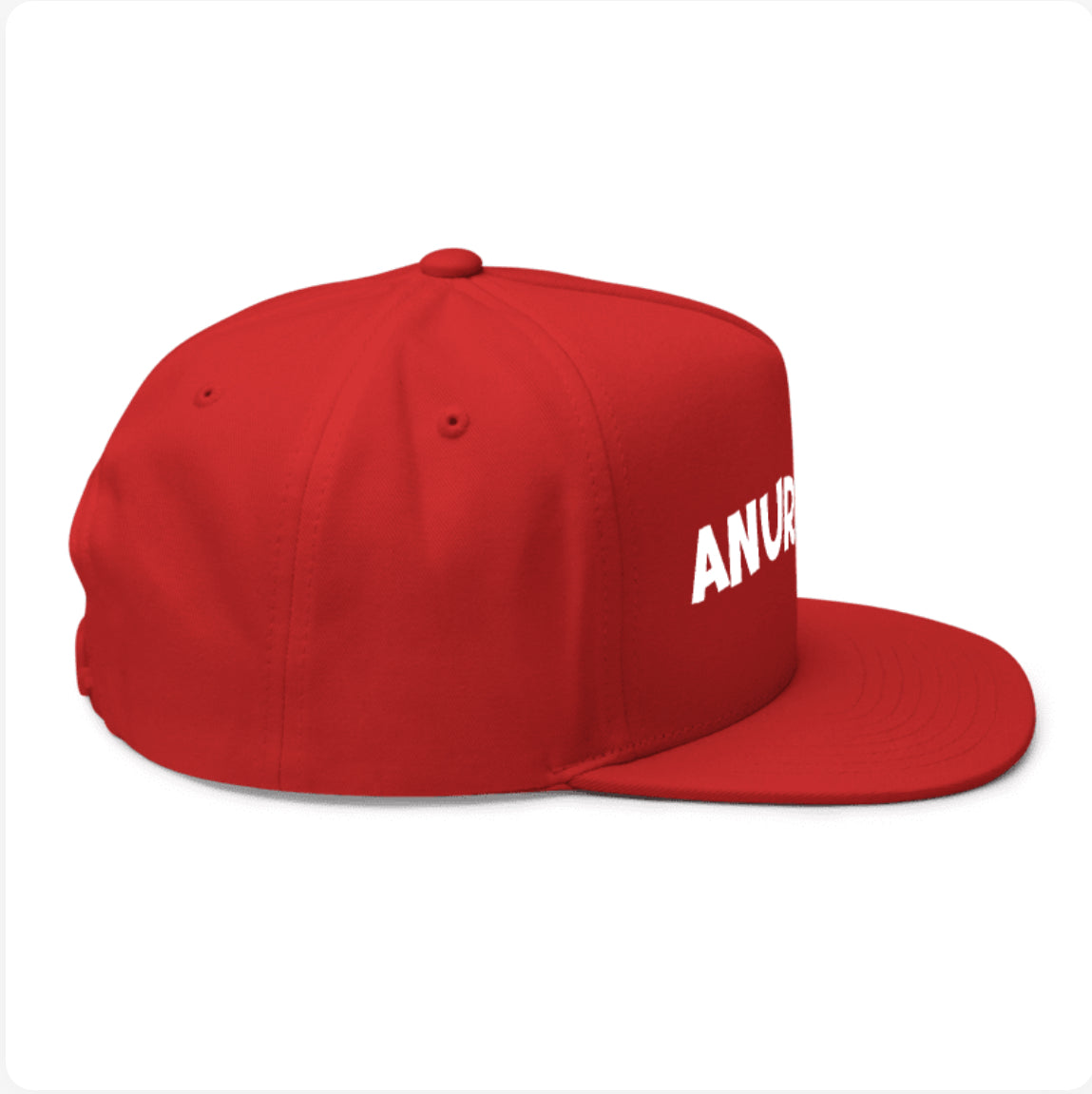 3D Logo Snapback - Red/White