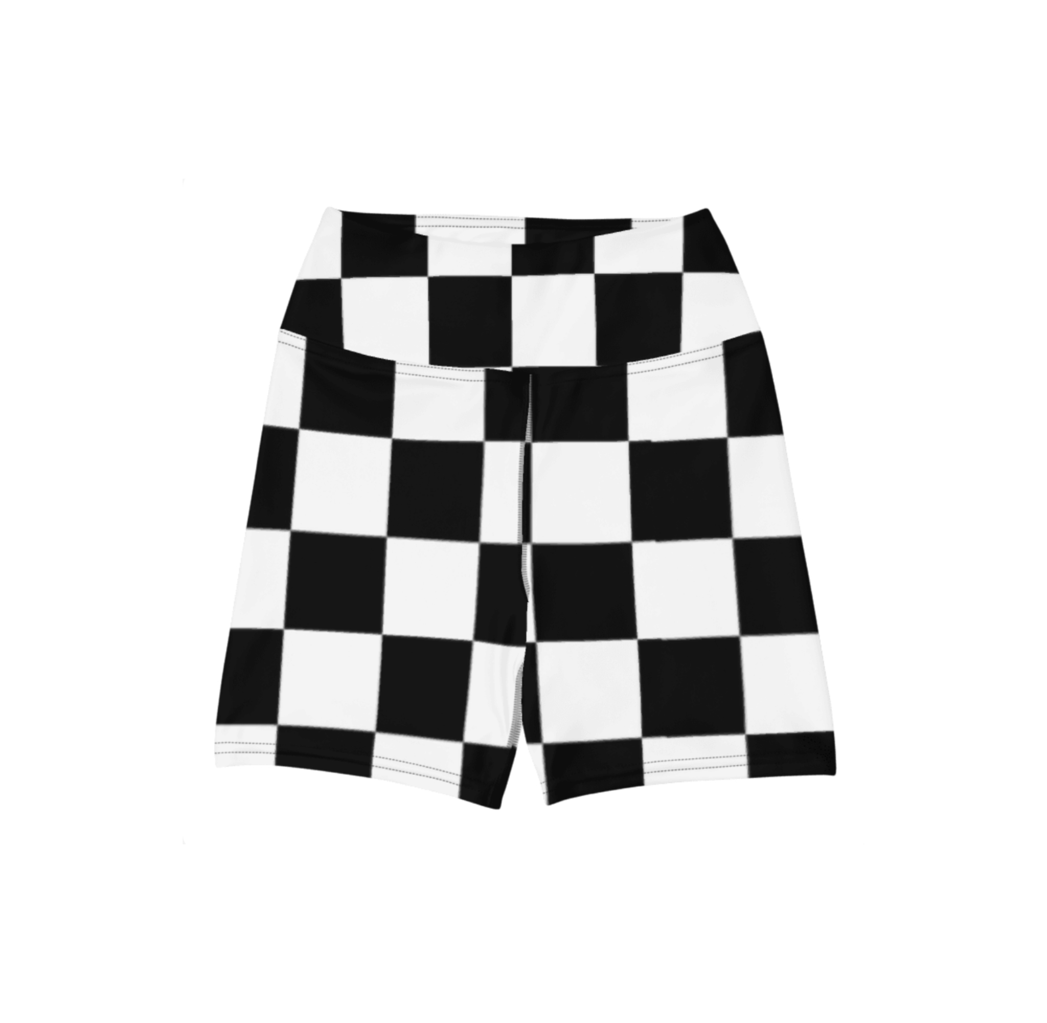 Checkerboard Sport shorts - White/Black