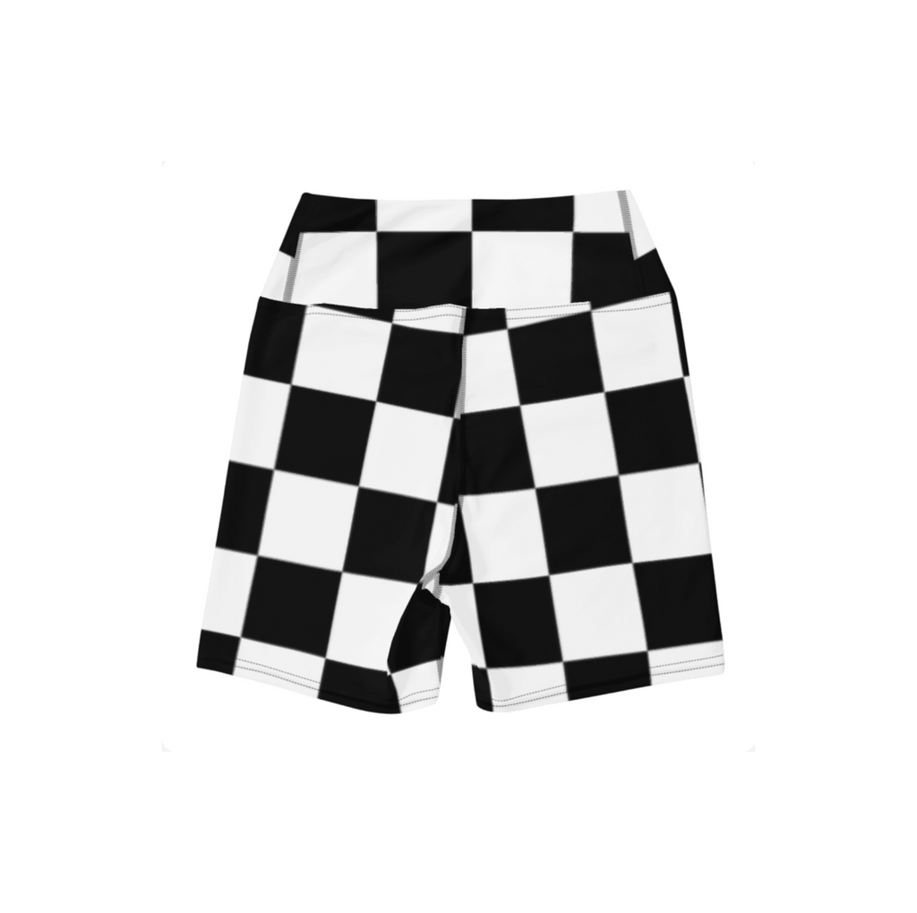 Checkerboard Sport shorts - White/Black