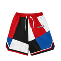 ANURAFROX Colorblock shorts - Red
