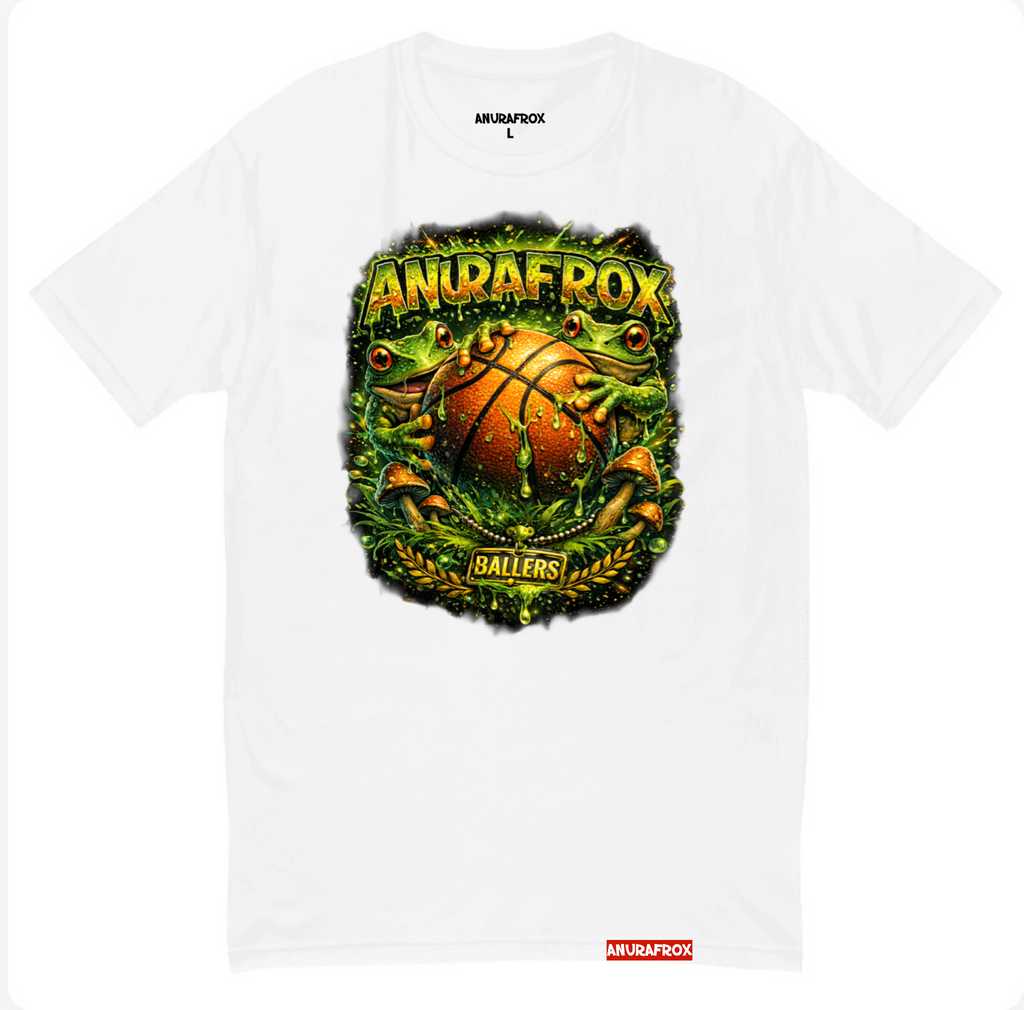ANURAFROX Ballers tshirt - White