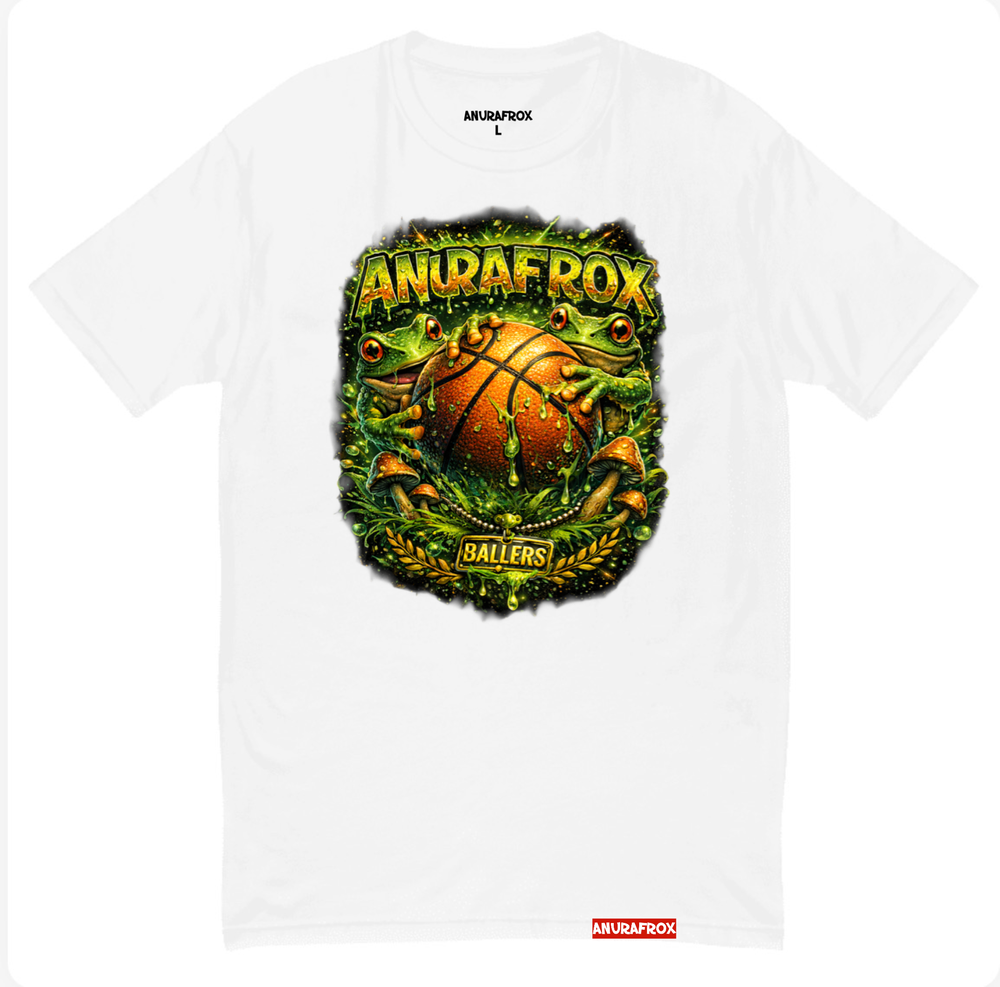 ANURAFROX Ballers tshirt - White