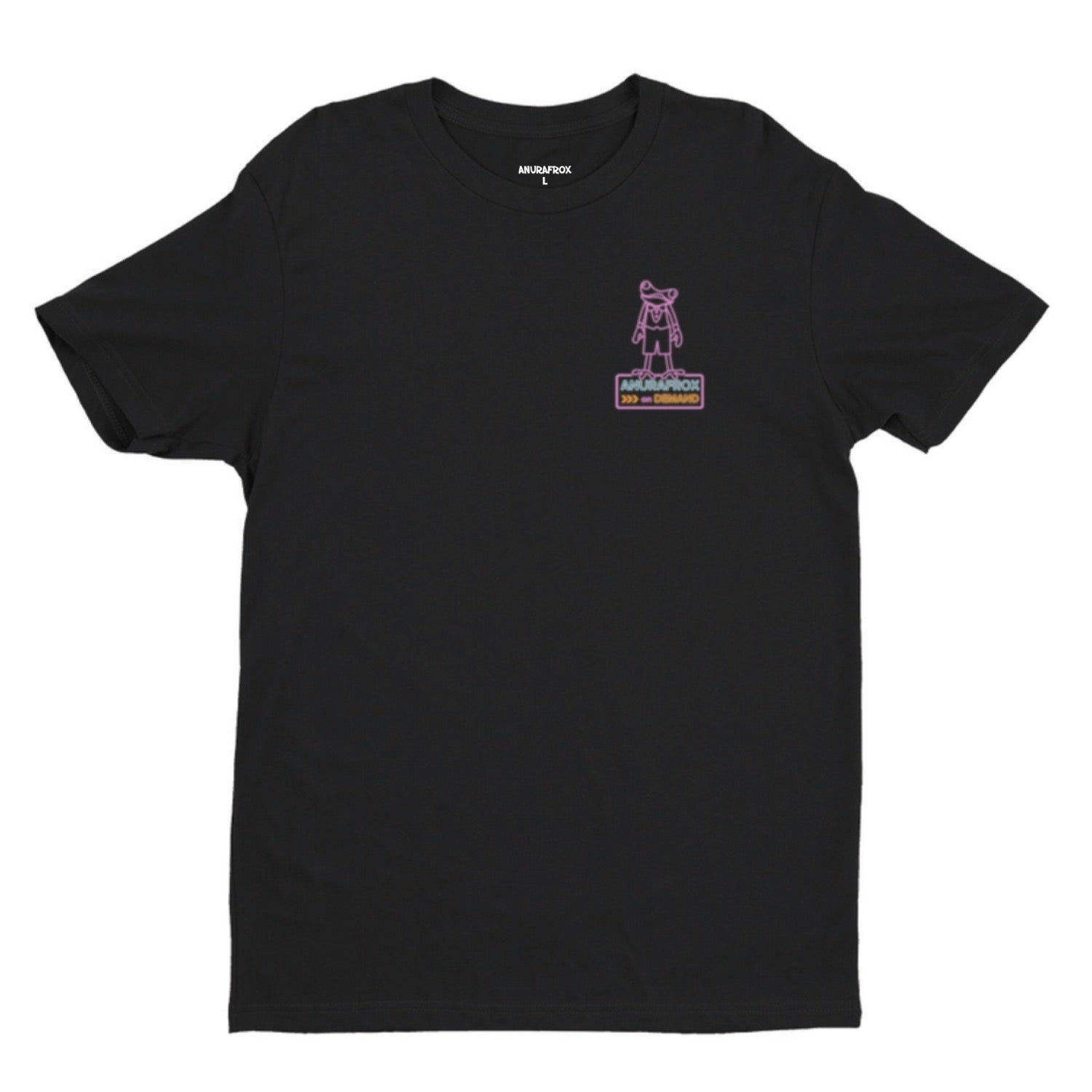 Neon On Demand T-Shirt - Black/Pink image 0