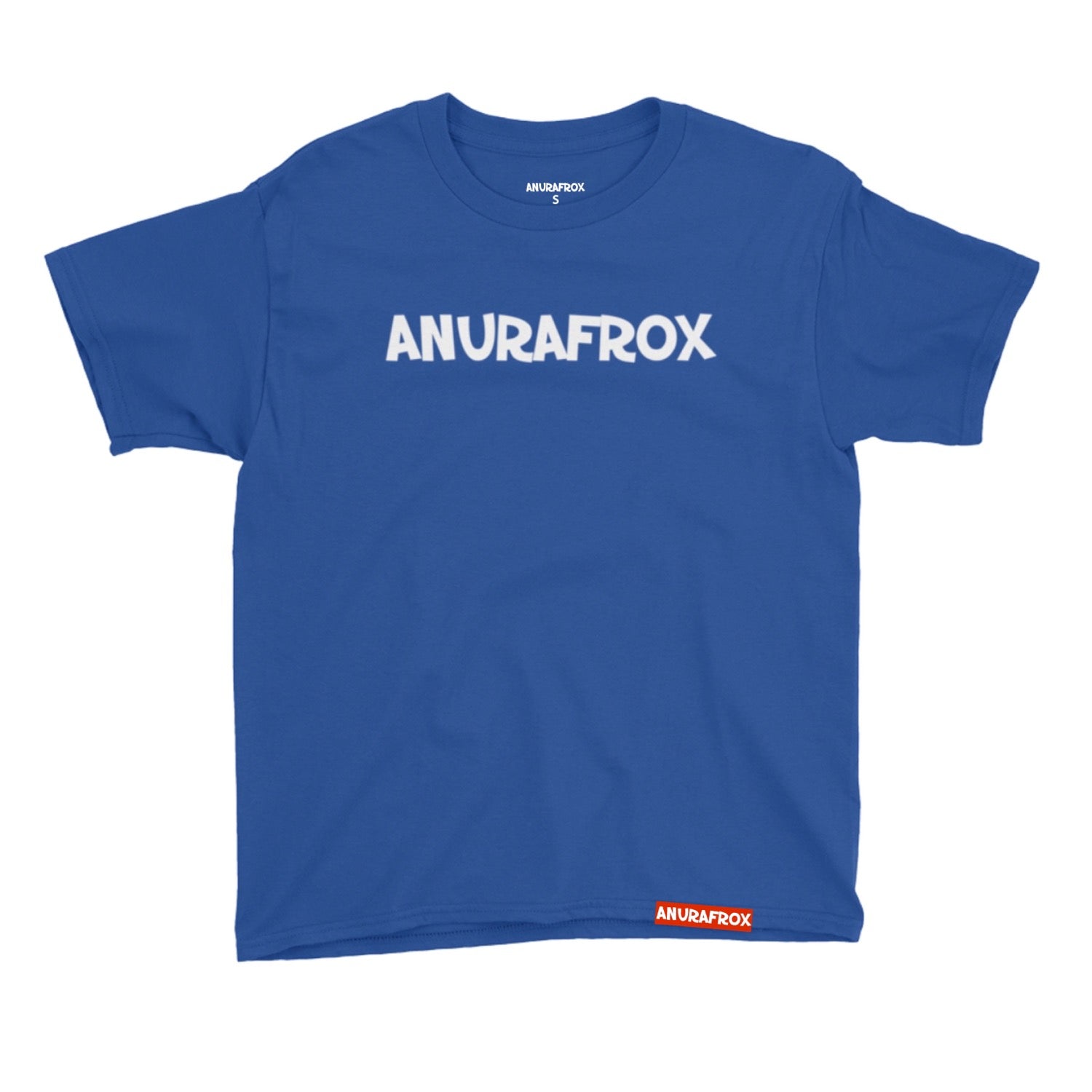 Kids Basic Logo T-shirt - Royal/White image 0