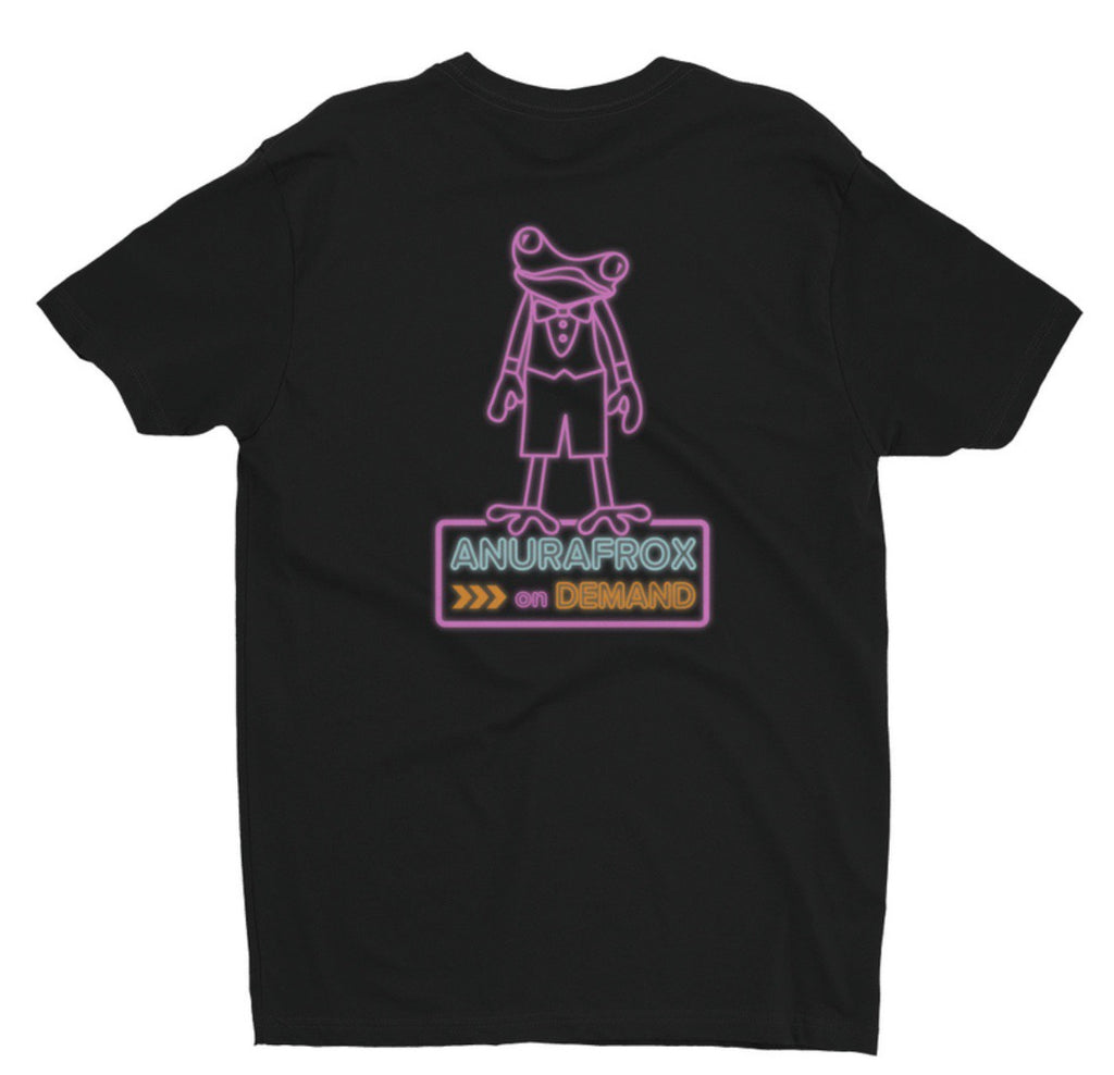 Neon On Demand T-Shirt - Black/Pink image 1