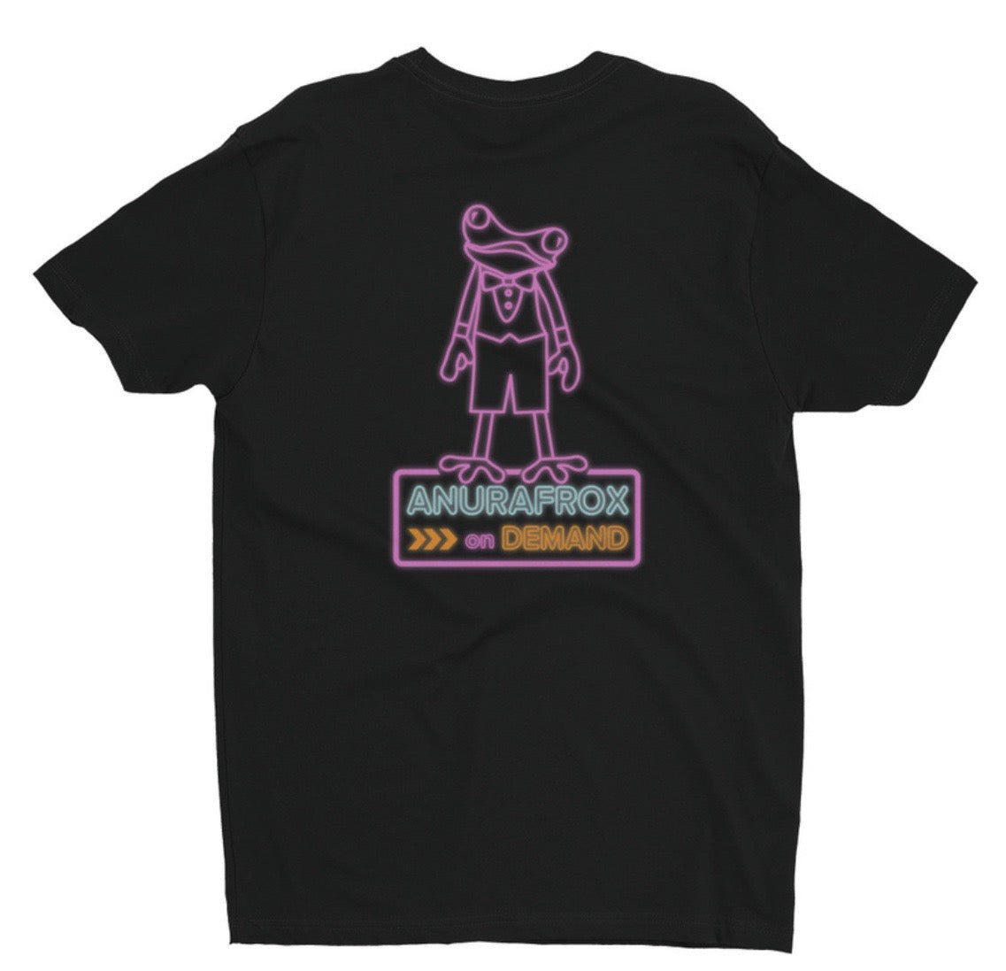 Neon On Demand T-Shirt - Black/Pink image 1